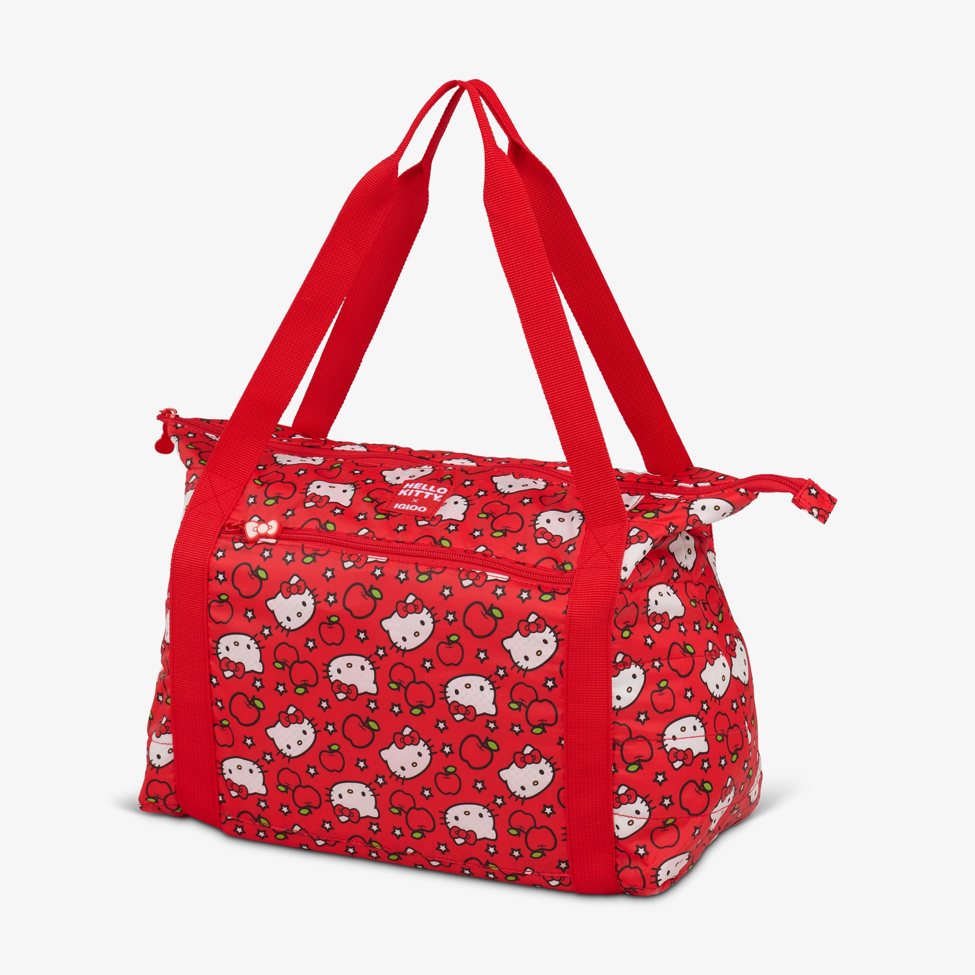 Hello Kitty® Red Apples Packable Puffer 20-Can Cooler Bag - Image 2