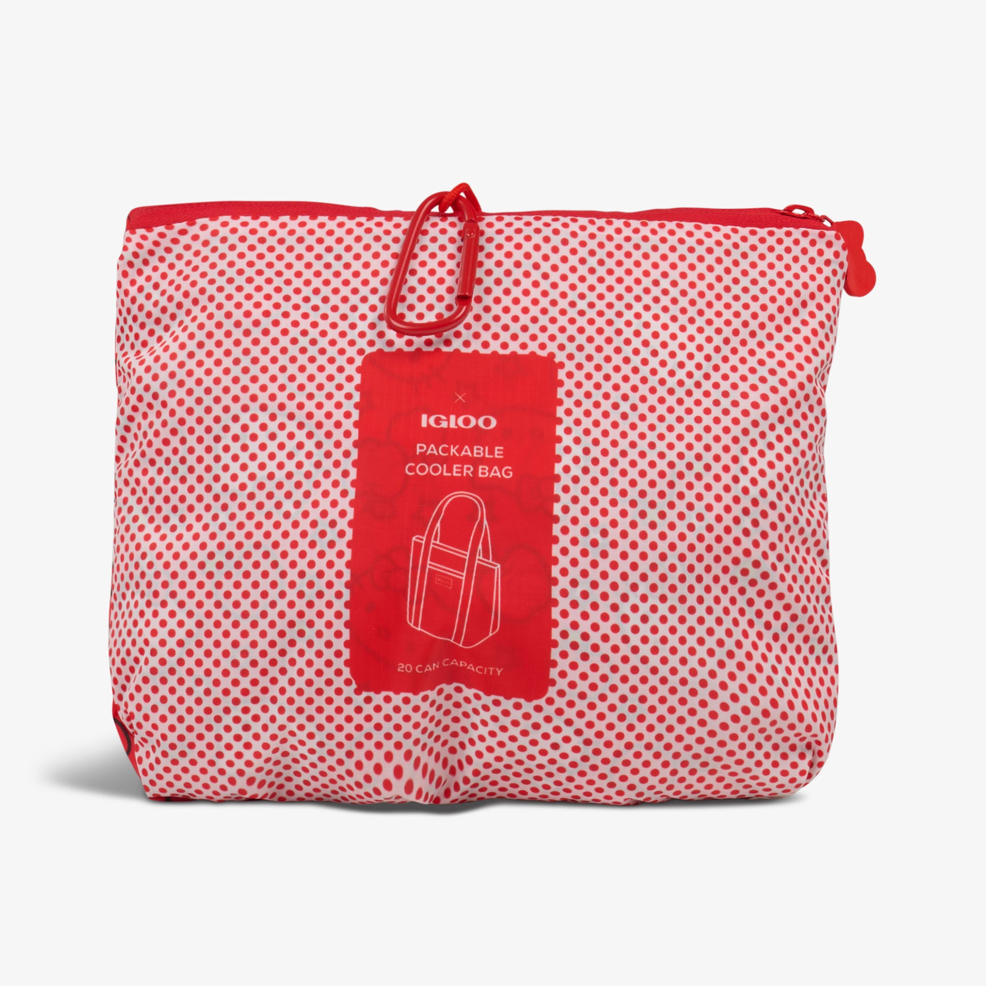 Hello Kitty® Red Apples Packable Puffer 20-Can Cooler Bag - Image 3